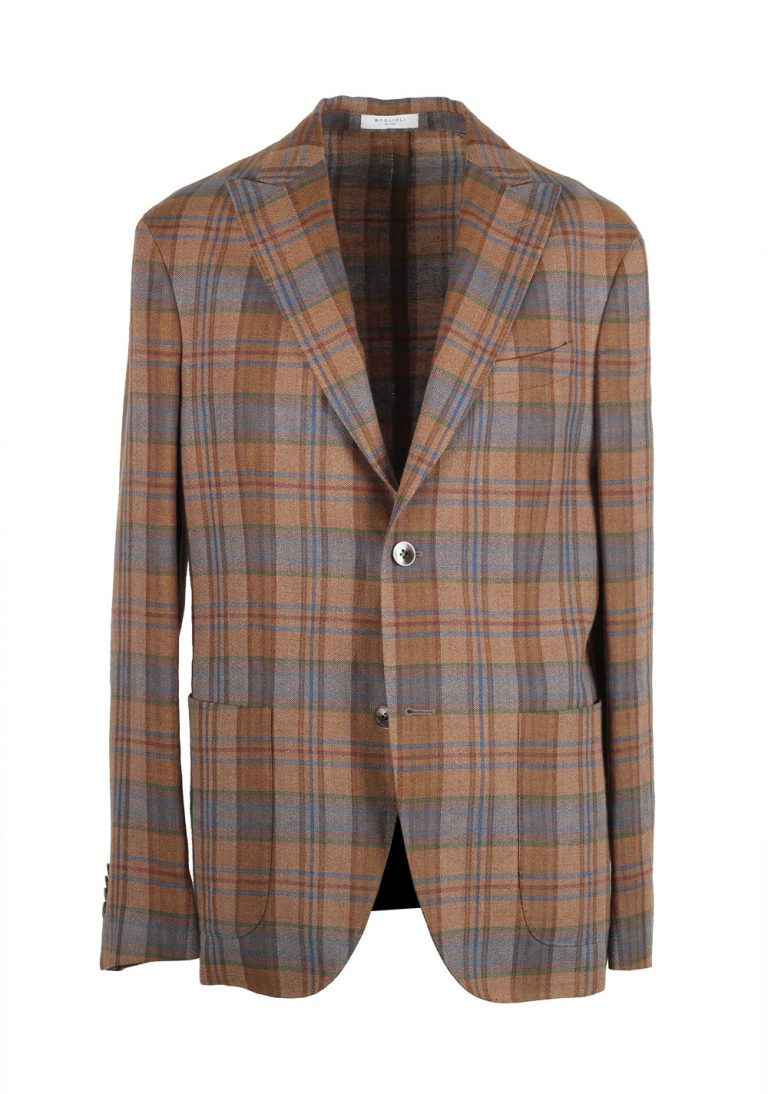 Boglioli K Jacket Brown Checked Sport Coat Size 48 / 38R U.S. - thumbnail | Costume Limité