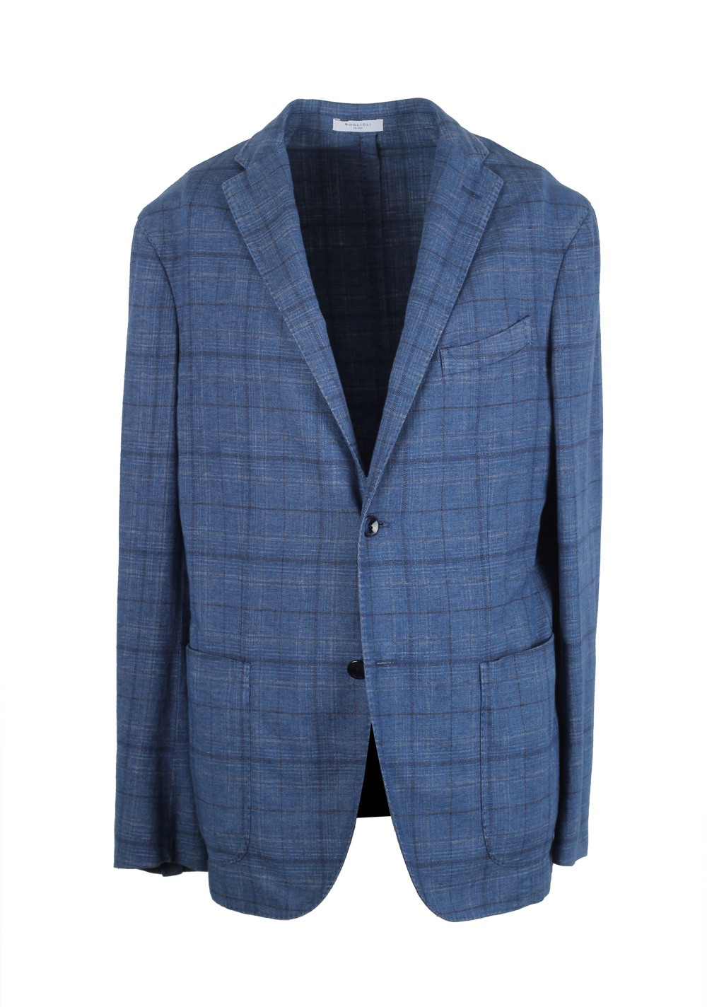 Boglioli K Jacket Blue Checked Sport Coat | Costume Limité