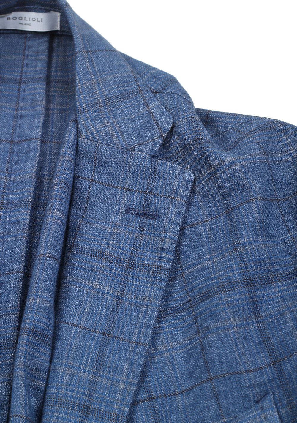 Boglioli K Jacket Blue Checked Sport Coat | Costume Limité