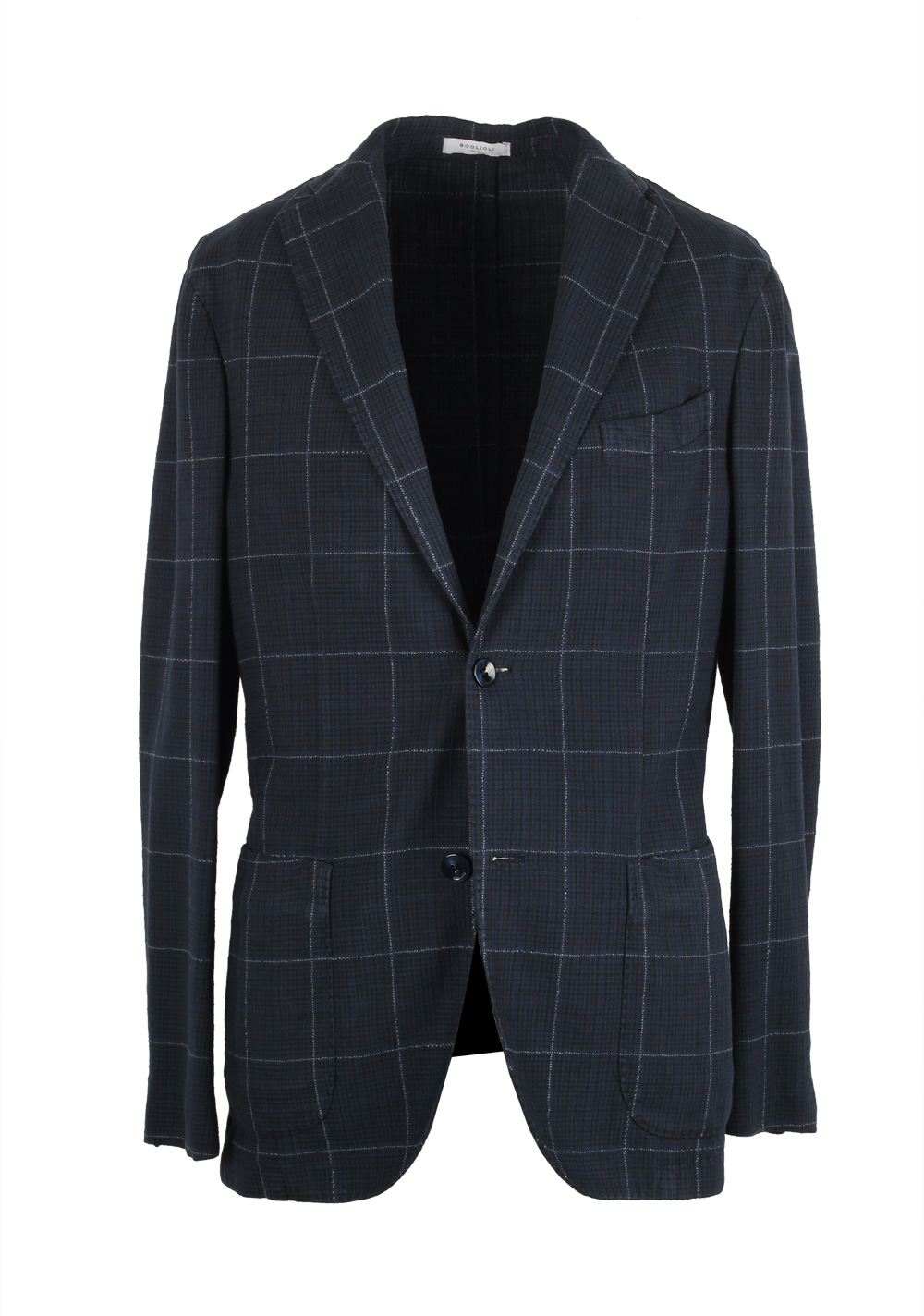 Boglioli K Jacket Blue Checked Sport Coat | Costume Limité