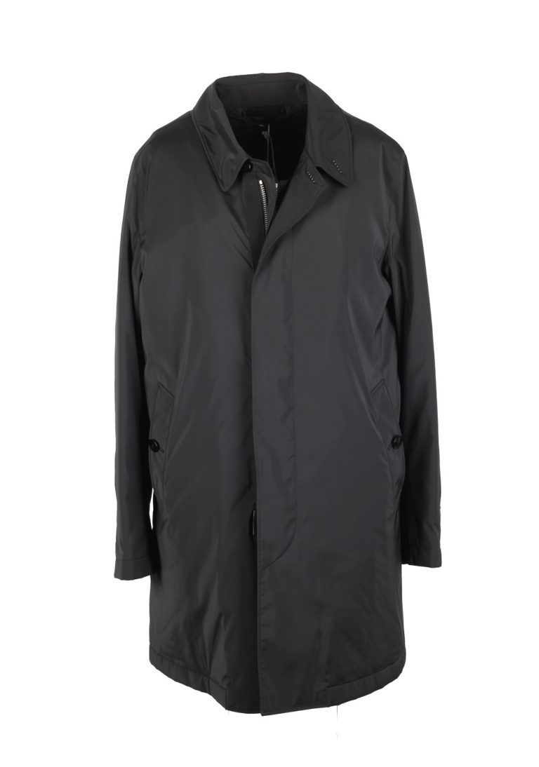 TOM FORD Black Over Rain Jacket Coat Size 50 / 40R U.S. Outerwear - thumbnail | Costume Limité