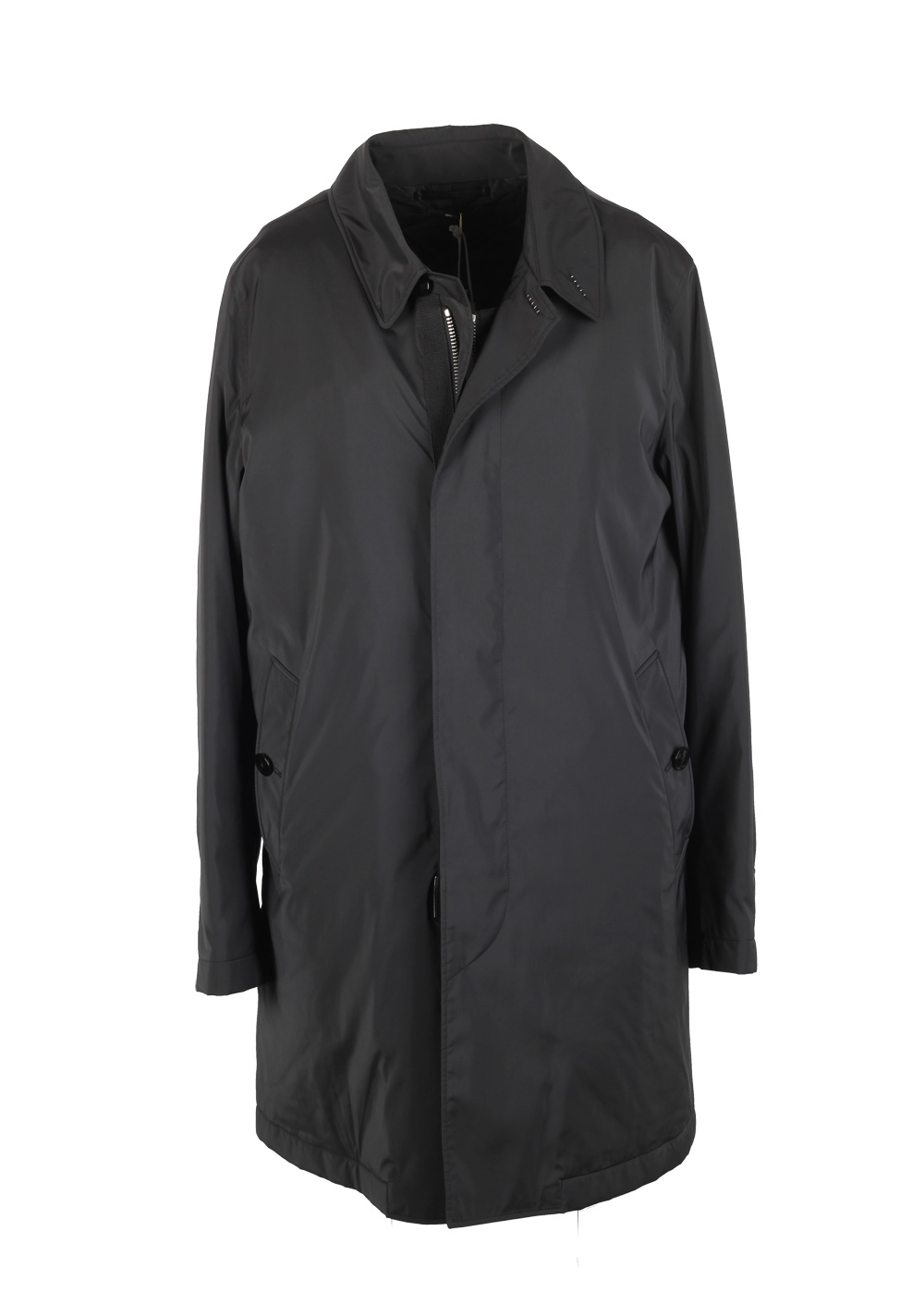 TOM FORD Black Over Rain Jacket Coat Size 50 / 40R U.S. Outerwear | Costume Limité