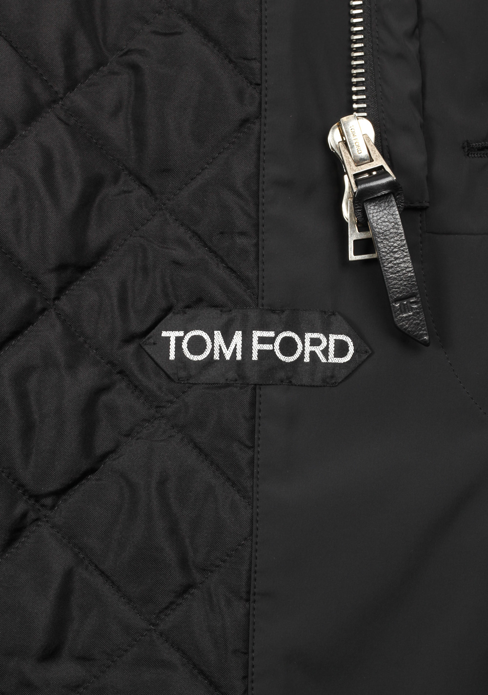 TOM FORD Black Over Rain Jacket Coat Size 50 / 40R U.S. Outerwear | Costume Limité