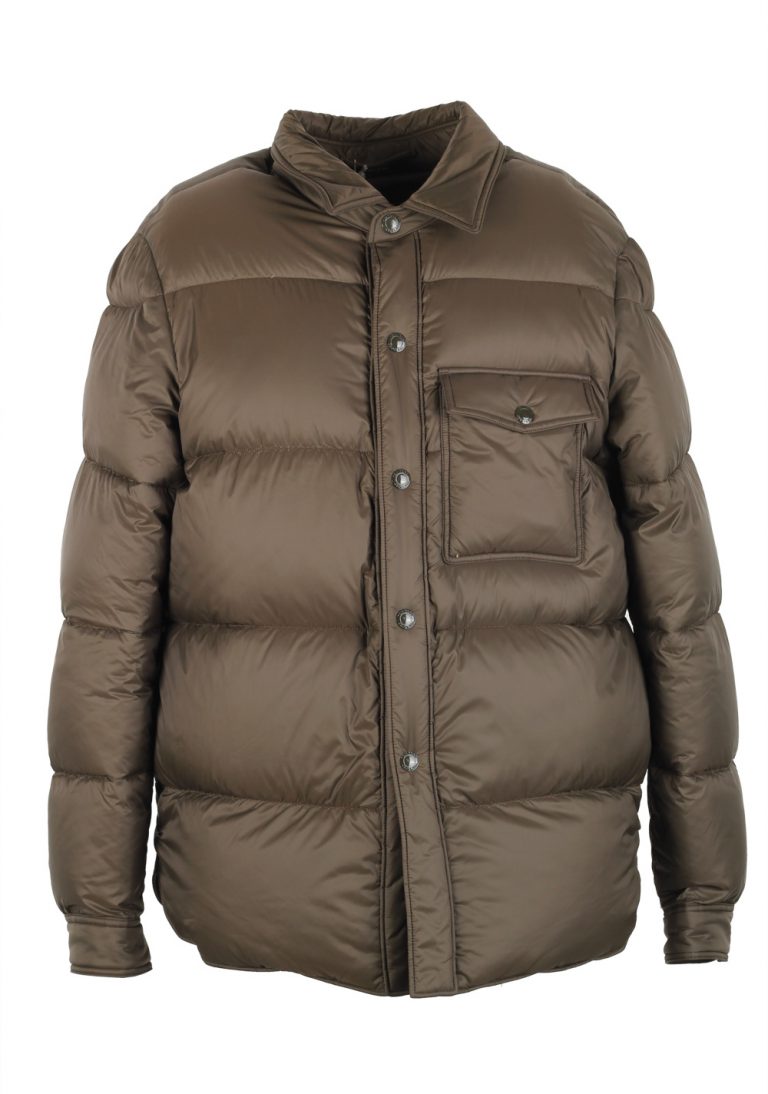 TOM FORD Taupe Quilted Down Jacket Coat Size 50 / 40R U.S. Outerwear - thumbnail | Costume Limité