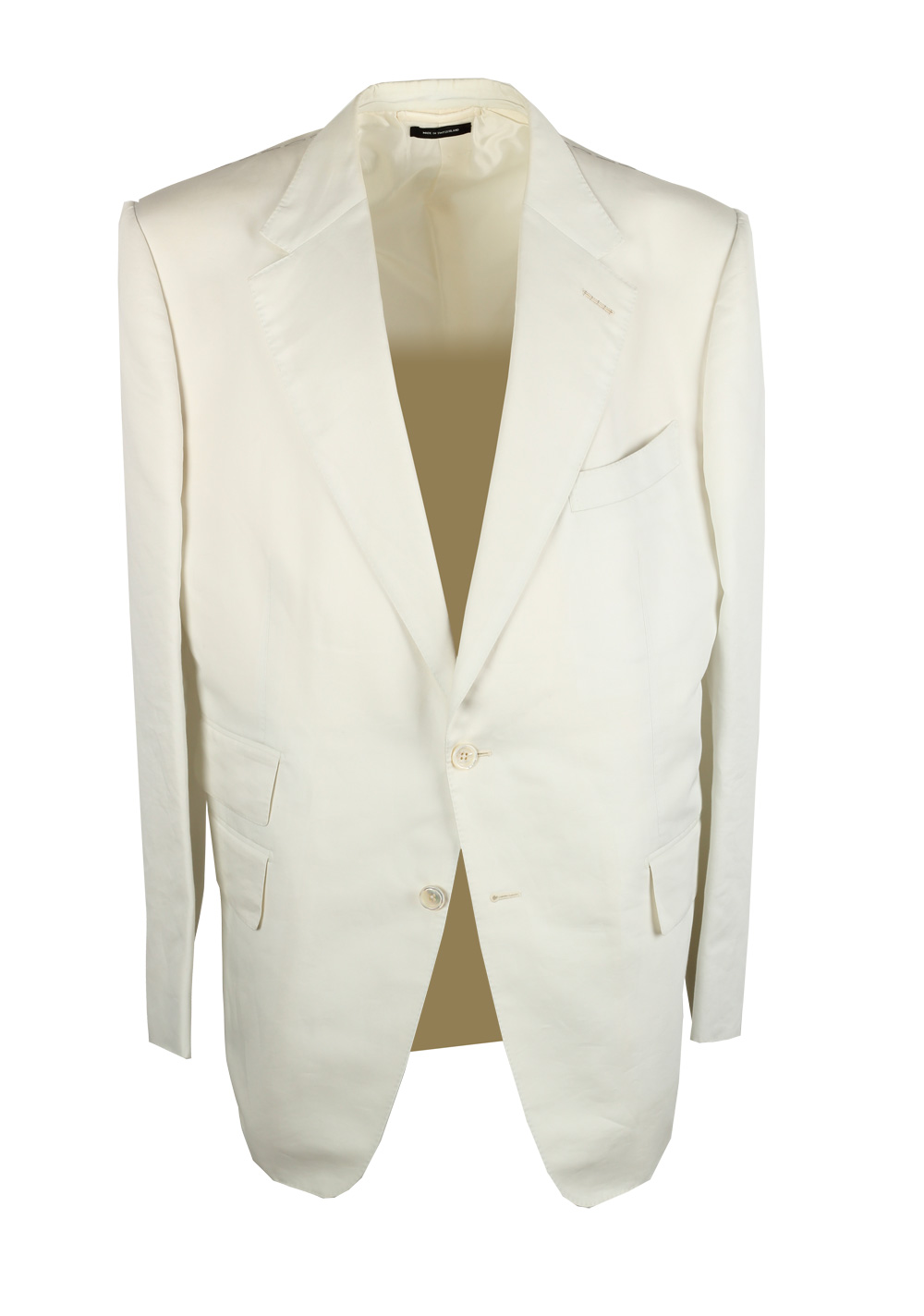 TOM FORD Windsor Off White Suit Size 58 / 48R U.S. Fit A | Costume Limité