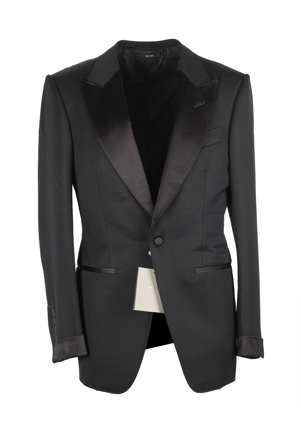 TOM FORD Atticus Black Tuxedo Smoking Suit Size 44C / 34S U.S ...