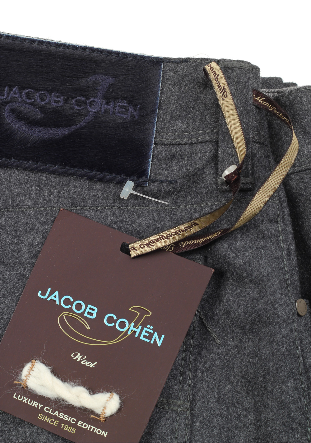 Jacob Cohen Trousers J620 Size 47 / 31 U.S. Wool | Costume Limité