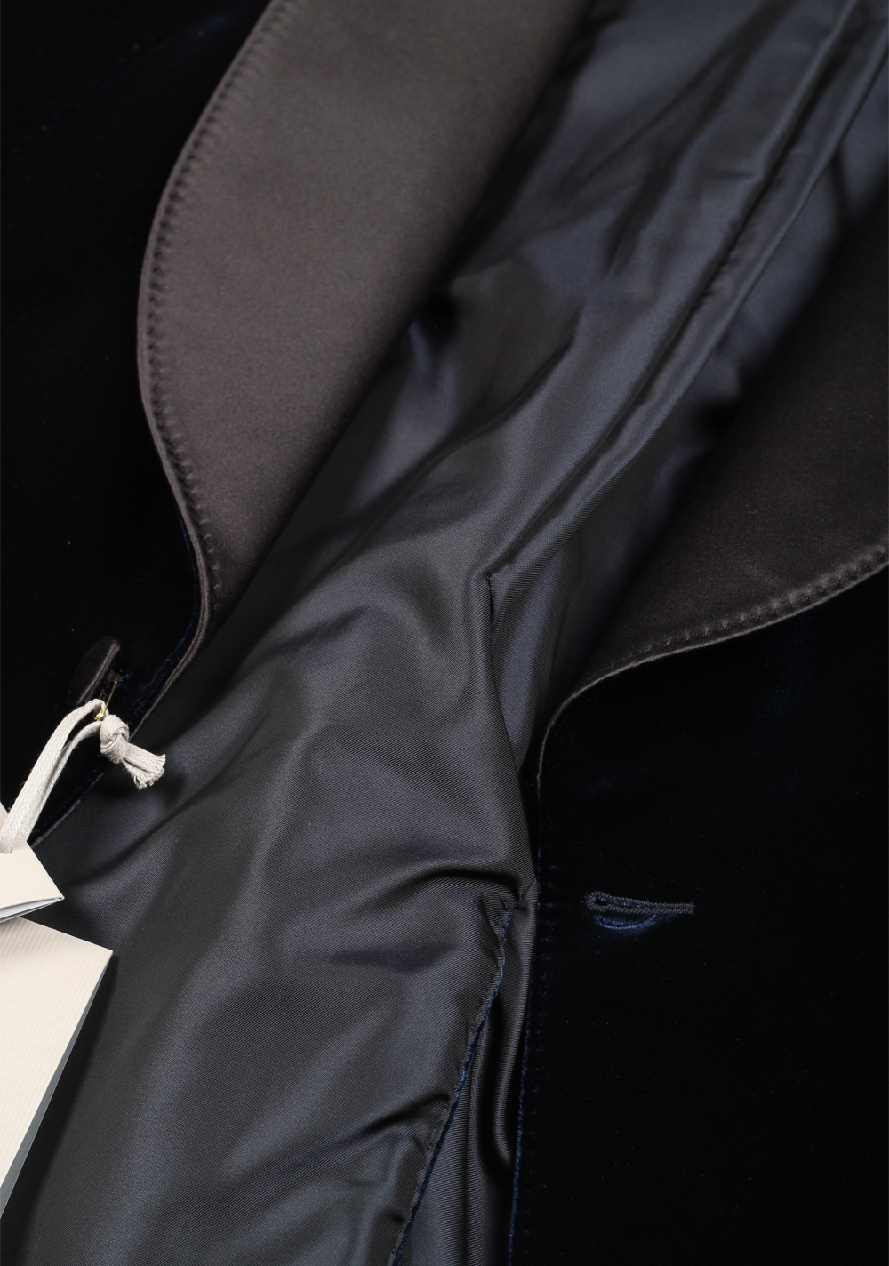 TOM FORD Shelton Navy Sport Coat Velvet Tuxedo Dinner Jacket Size 54 / 44R U.S. | Costume Limité