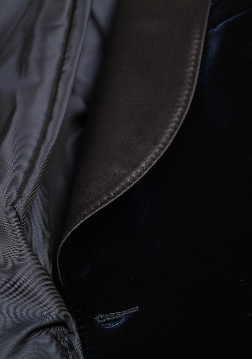 TOM FORD Shelton Navy Sport Coat Velvet Tuxedo Dinner Jacket Size 54 / 44R U.S. | Costume Limité
