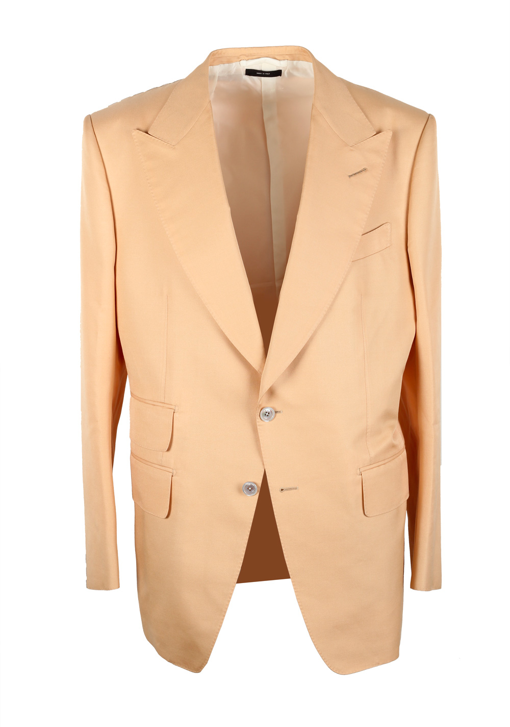 TOM FORD Atticus Vanille Yellow Sport Coat Size 54 / 44R U.S. | Costume Limité