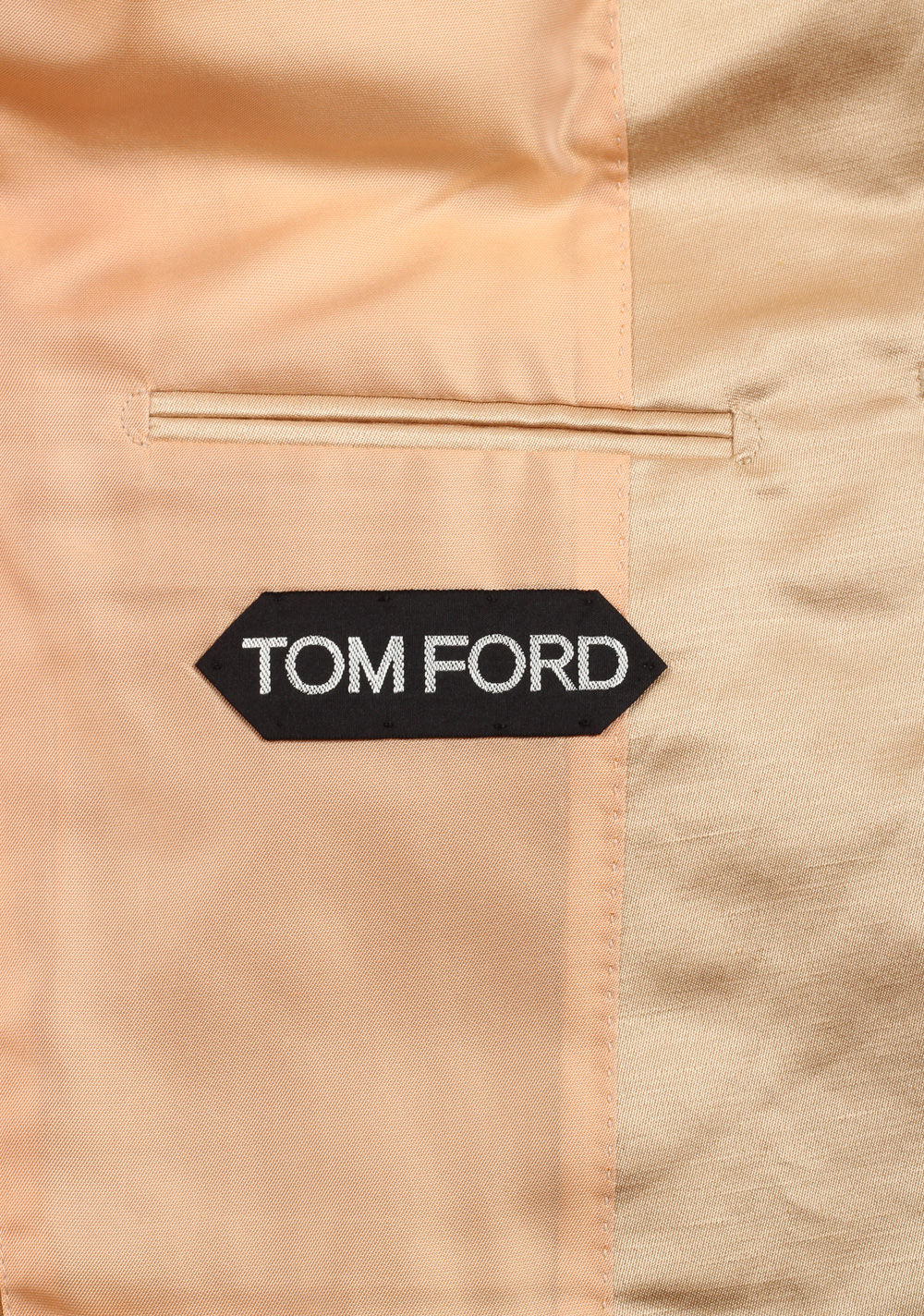 TOM FORD Shelton Gold Sport Coat In Silk Blend | Costume Limité