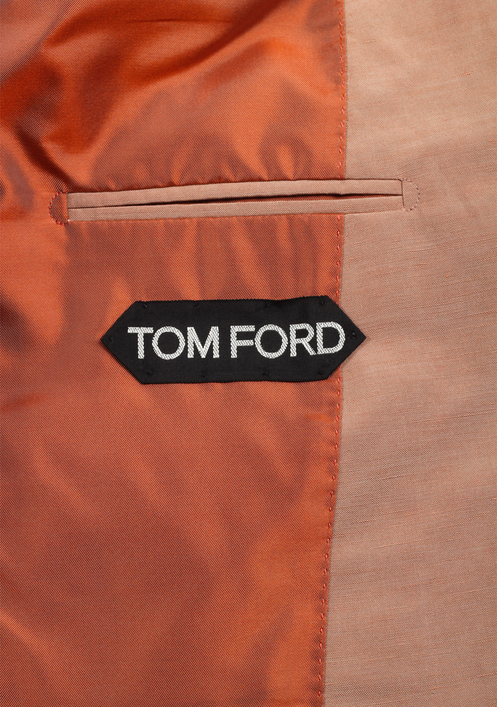 TOM FORD Shelton Beige Sport Coat In Silk Blend | Costume Limité