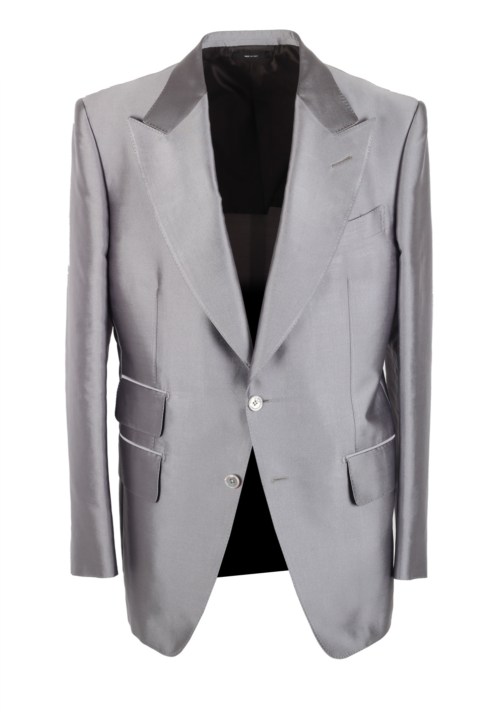 TOM FORD Atticus Silver Sport Coat Size 52 / 42R U.S. | Costume Limité