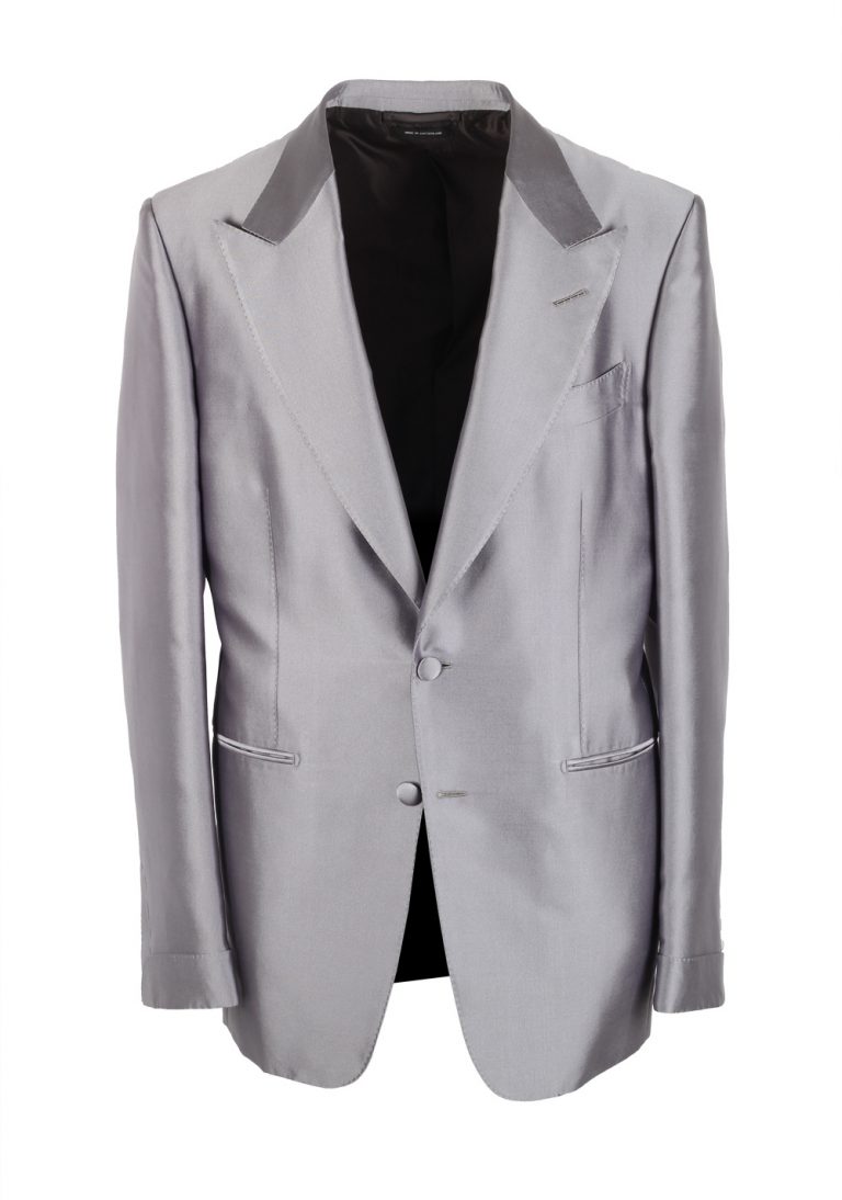 TOM FORD Shelton Silver Sport Coat Tuxedo Dinner Jacket - thumbnail | Costume Limité