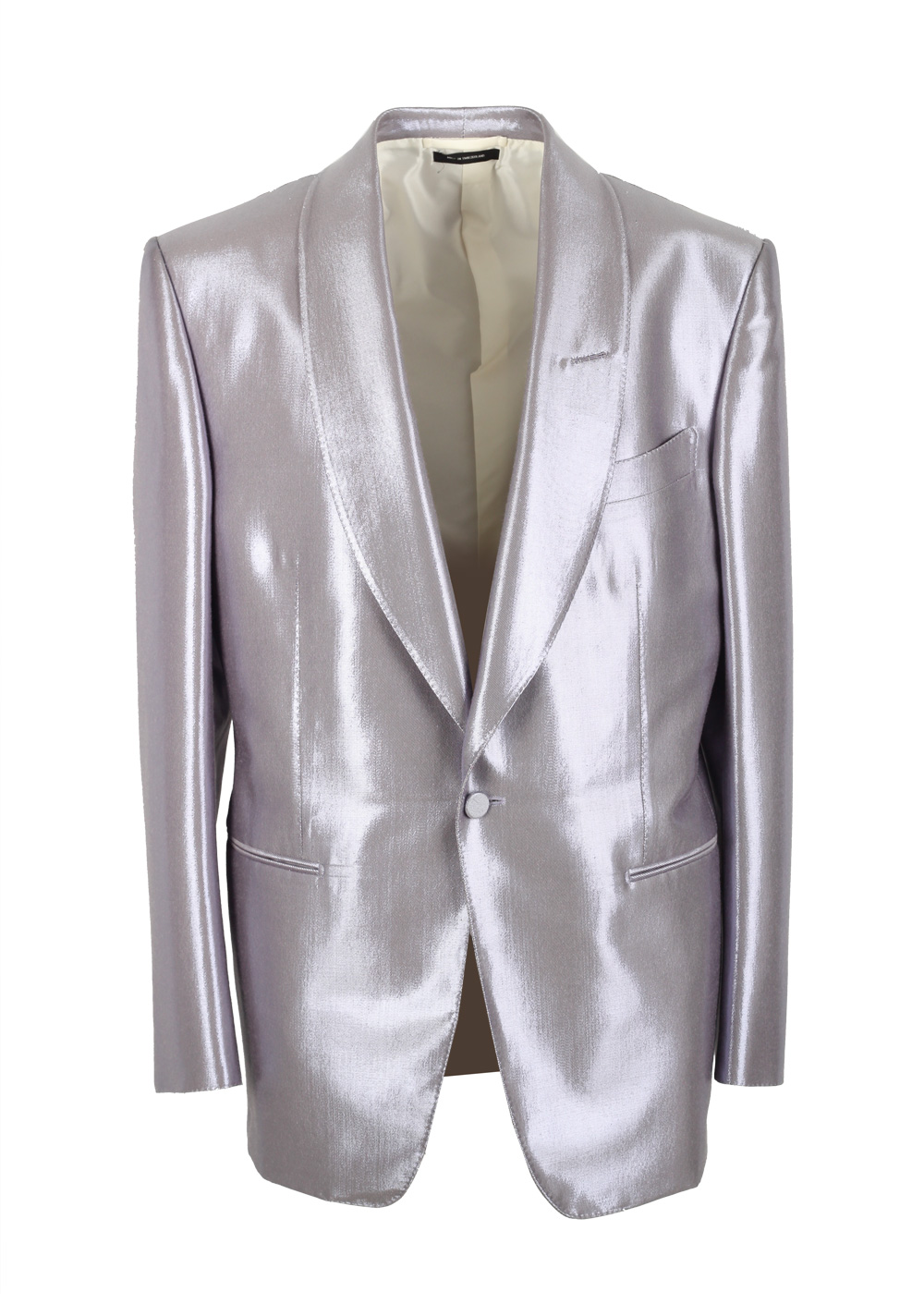 TOM FORD Windsor Gray Shawl Tuxedo Dinner Jacket Size 52 / 42R U.S. Fit A | Costume Limité