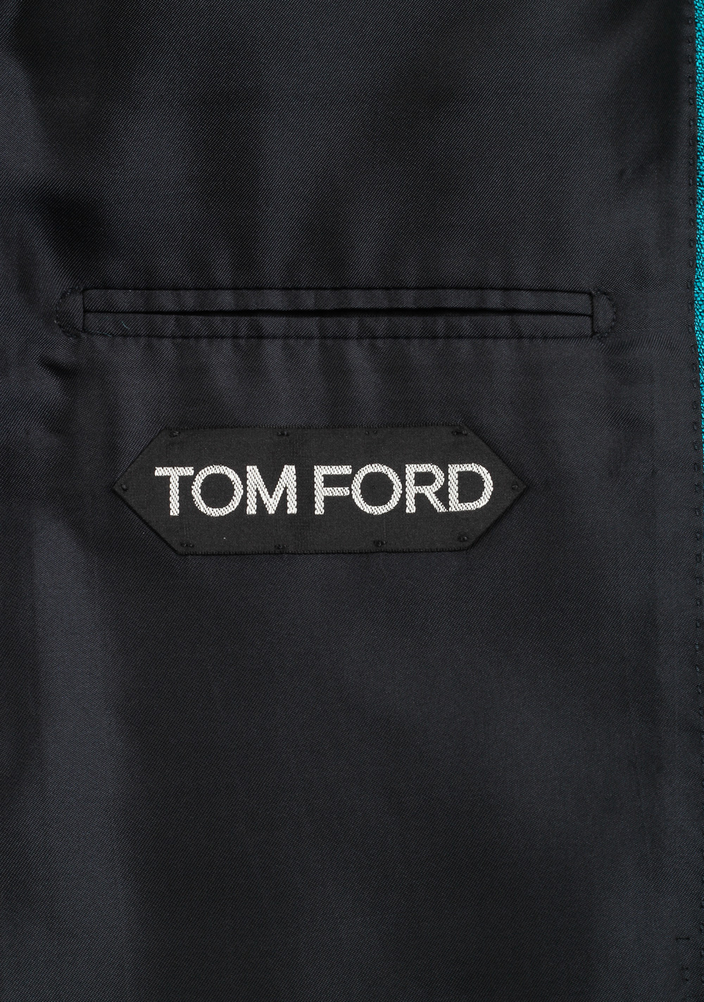 TOM FORD Shelton Teal Tuxedo Dinner Jacket Size 52 / 42R U.S. | Costume Limité