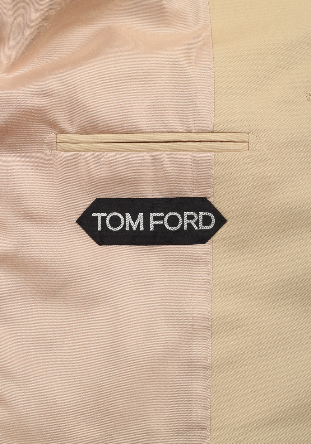 TOM FORD Shelton Beige Sport Coat In Silk Blend | Costume Limité