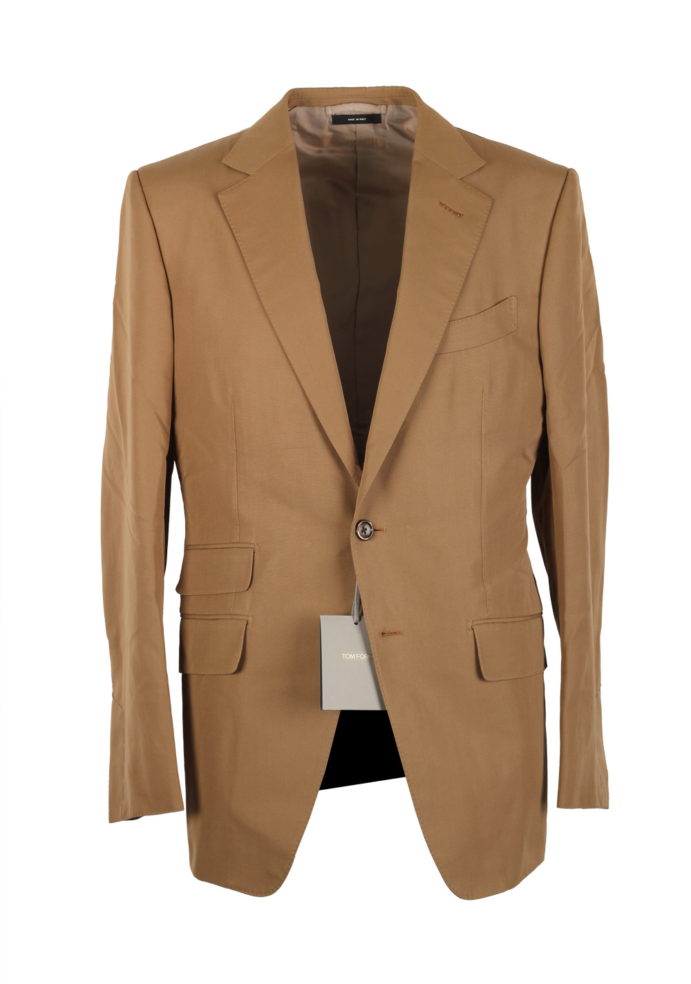 TOM FORD O’Connor Brown Suit Size 48 / 38R U.S. In Wool Fit Y | Costume Limité