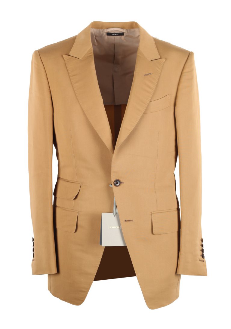 TOM FORD Atticus Beige Sport Coat Size 46 / 36R U.S. - thumbnail | Costume Limité