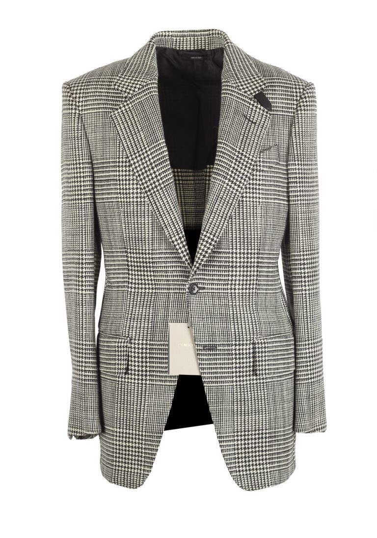 TOM FORD Atticus Gray Checked Sport Coat Size 46 / 36R U.S. - thumbnail | Costume Limité