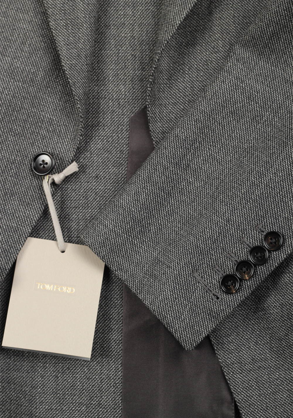 TOM FORD Atticus Gray Sport Coat Size 46 / 36R U.S. | Costume Limité