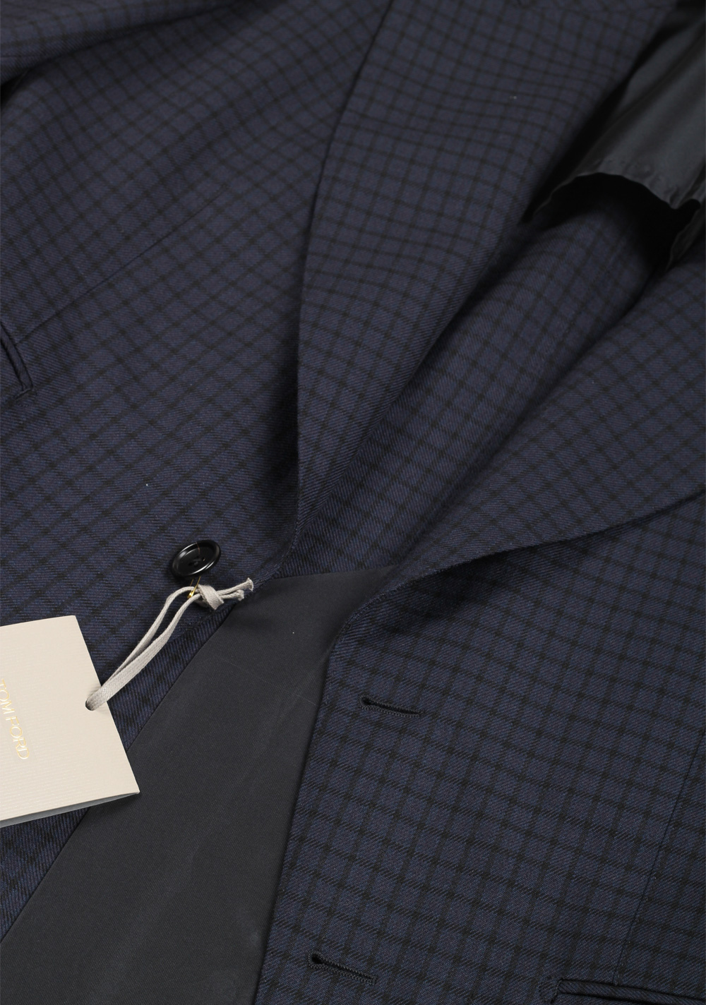 TOM FORD Atticus Blue Checked Suit Size 46 / 36R U.S. | Costume Limité