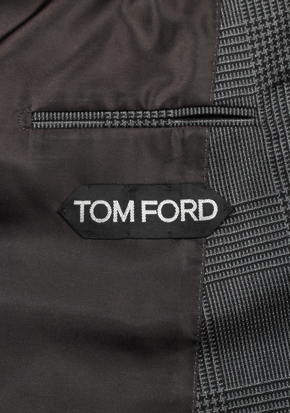 TOM FORD Atticus Double Breasted Gray Sport Coat Size 46 / 36R In Wool Silk | Costume Limité