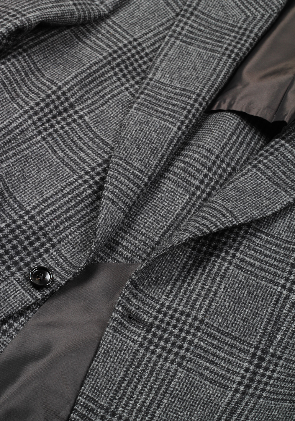 TOM FORD Atticus Gray Checked Sport Coat Size 46 / 36R U.S. | Costume Limité