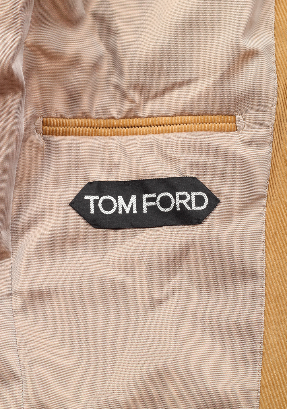 TOM FORD Atticus Beige Corduroy Sport Coat Size 46 / 36R U.S. | Costume Limité