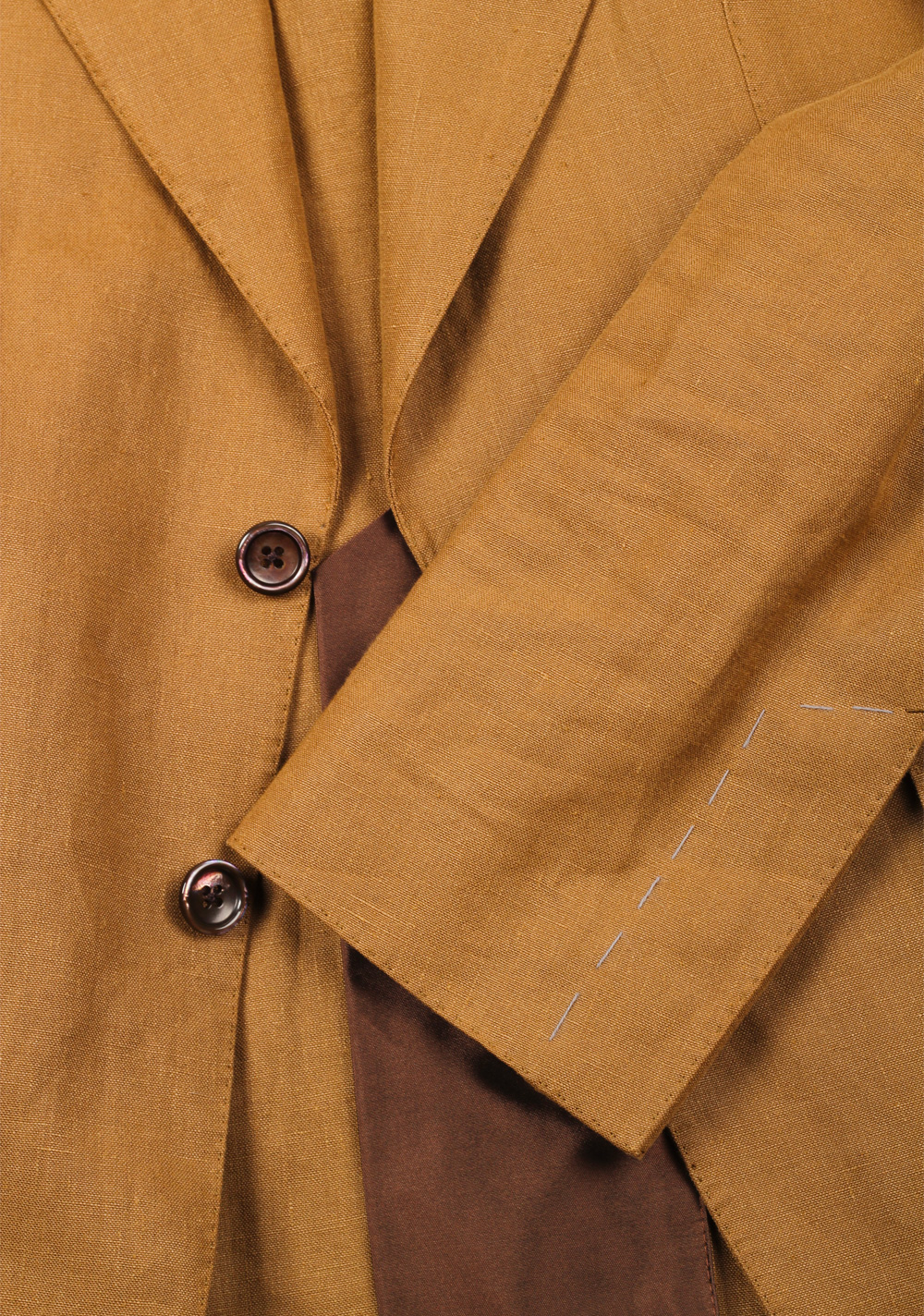 TOM FORD Shelton Brown Linen Sport Coat Size 44C / 34S U.S. | Costume Limité