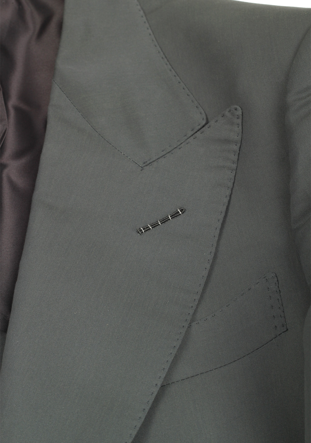 TOM FORD Atticus Green Cotton Silk Suit | Costume Limité