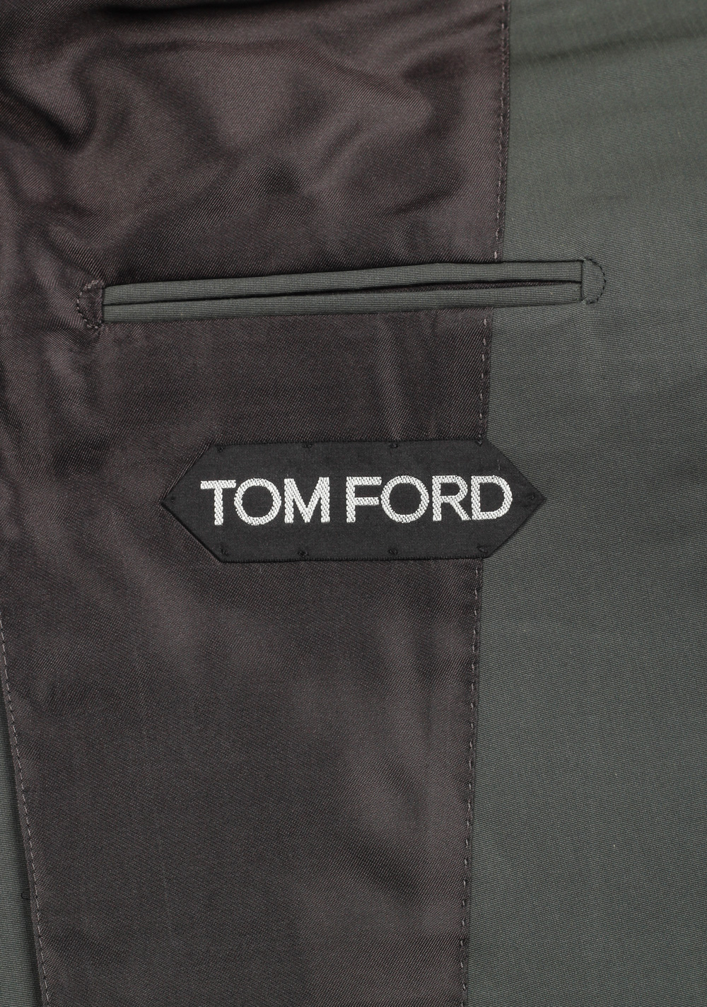 TOM FORD Atticus Green Cotton Silk Suit | Costume Limité