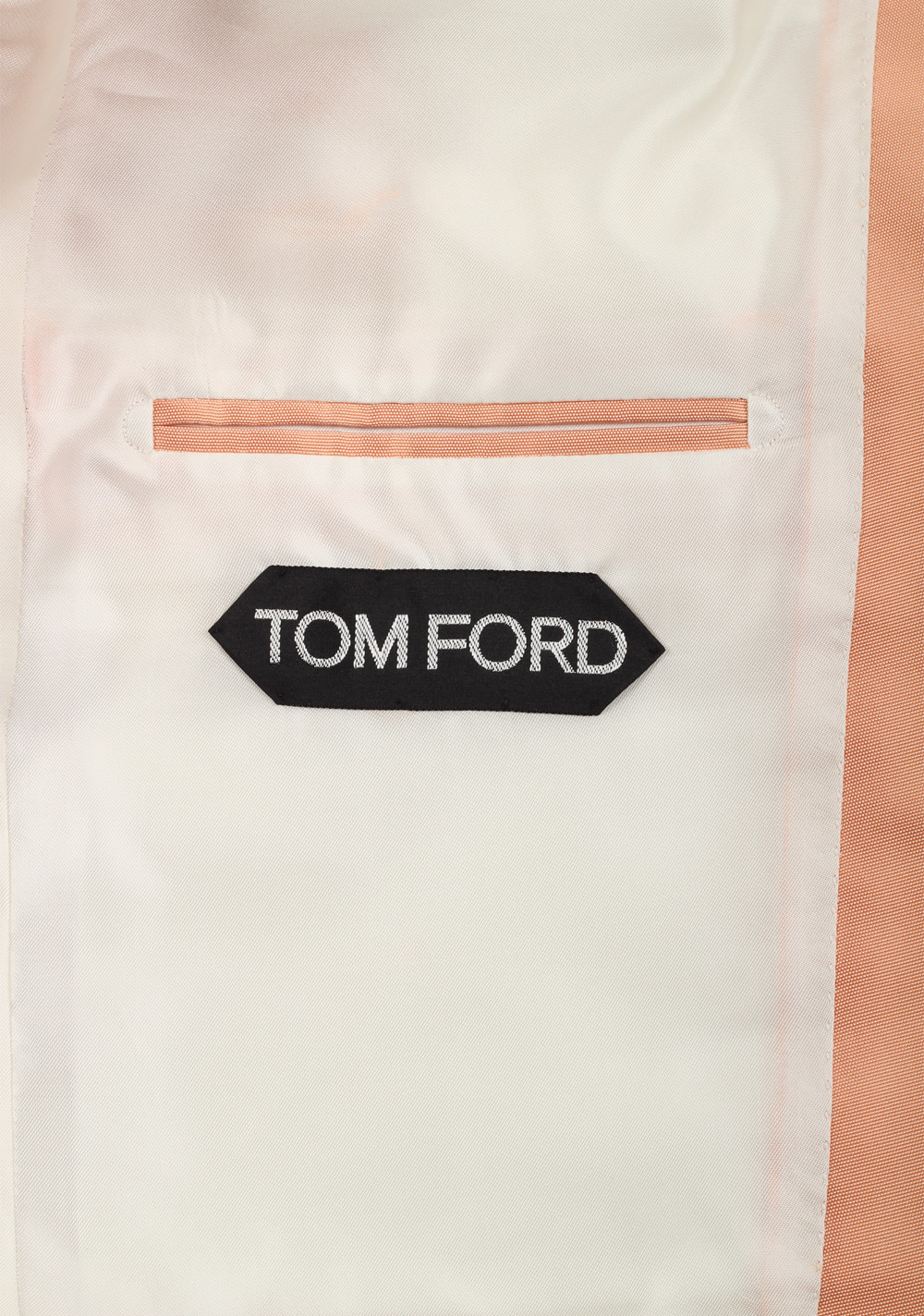 TOM FORD Atticus Salmon Sport Coat Size 54 / 44R U.S. In Silk | Costume Limité