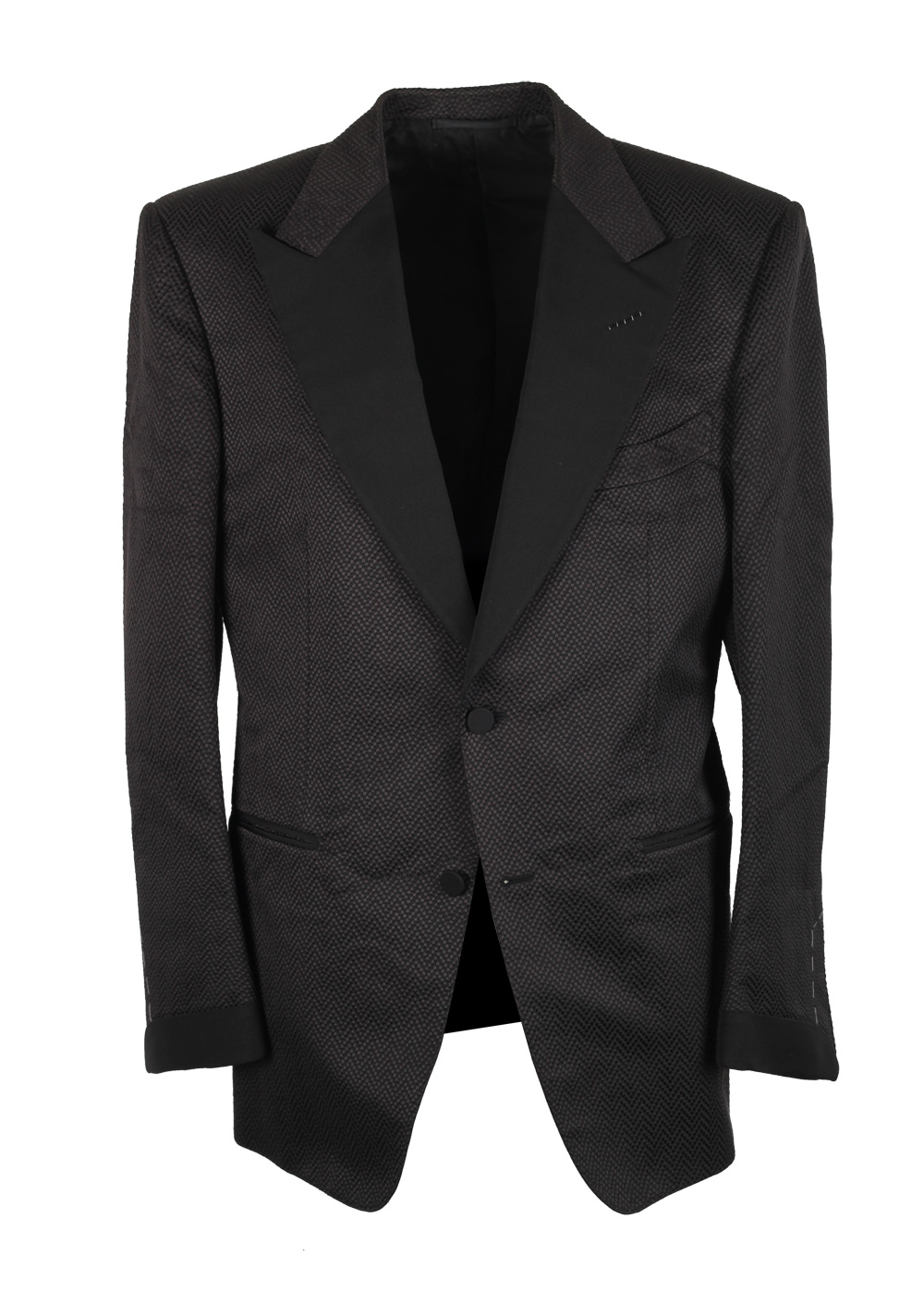 TOM FORD Mountbatten Black Tuxedo Dinner Jacket Size 54 / 44R U.S. | Costume Limité