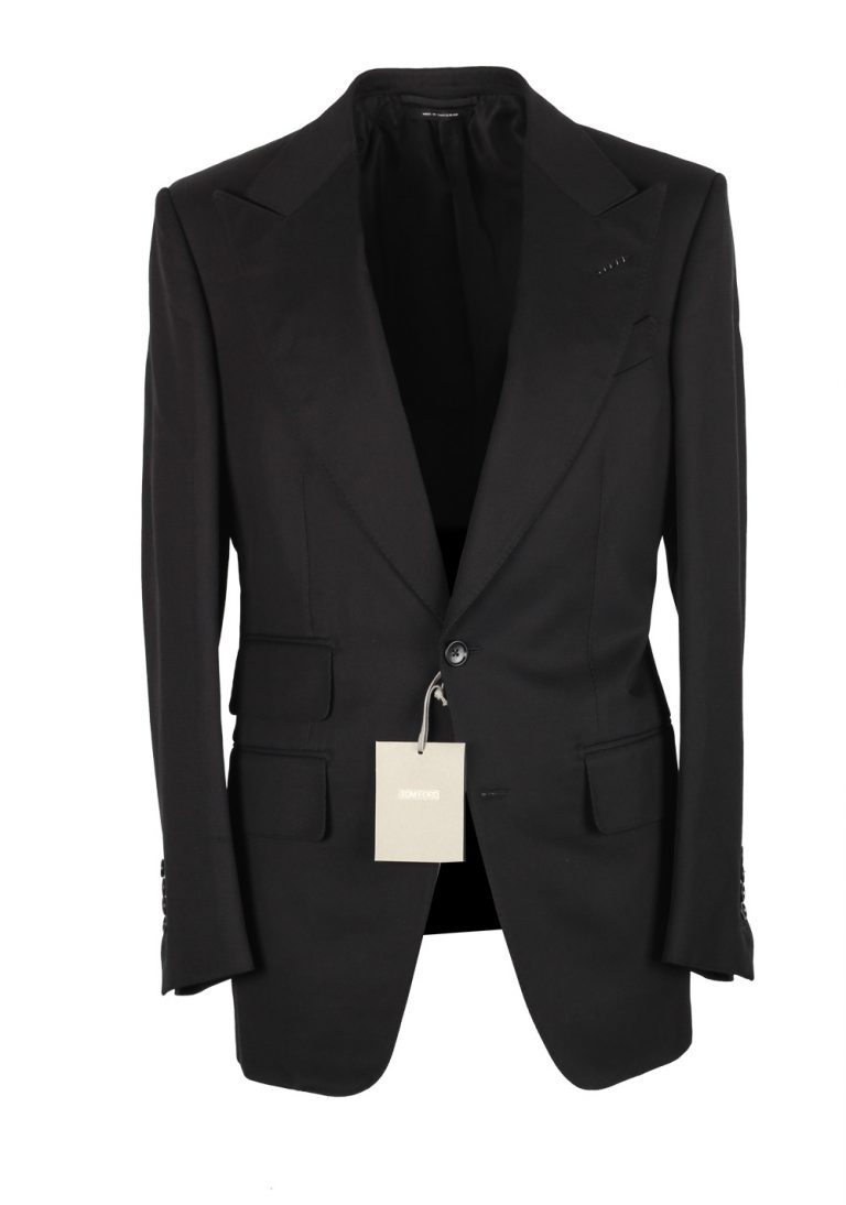 TOM FORD Atticus Black Suit Size 46 / 36R U.S. - thumbnail | Costume Limité