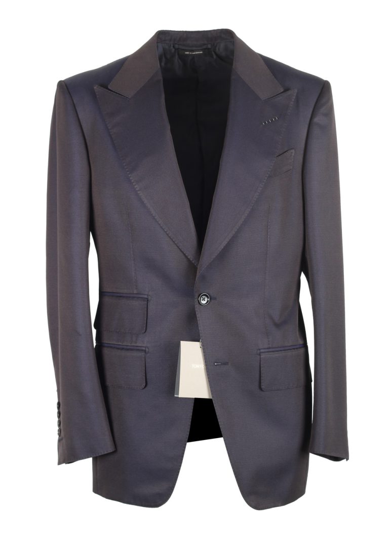 TOM FORD Atticus Blue Sport Coat Size 46 / 36R U.S. In Silk Blend - thumbnail | Costume Limité