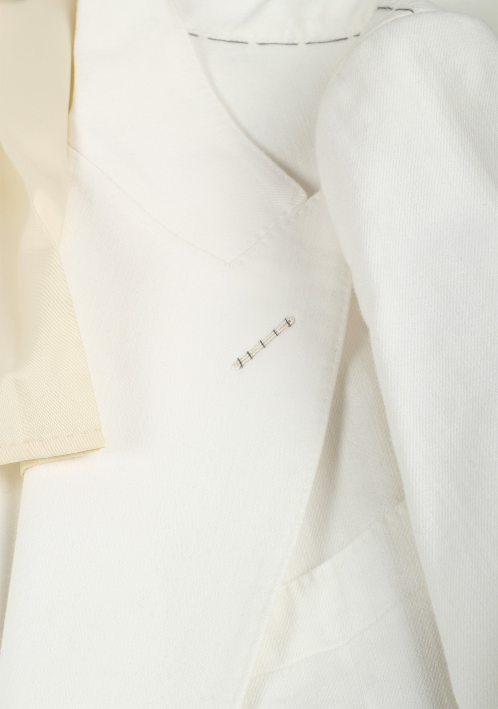 TOM FORD Washed Off White Sport Coat In Cotton In Size 56 / 46R U.S. | Costume Limité