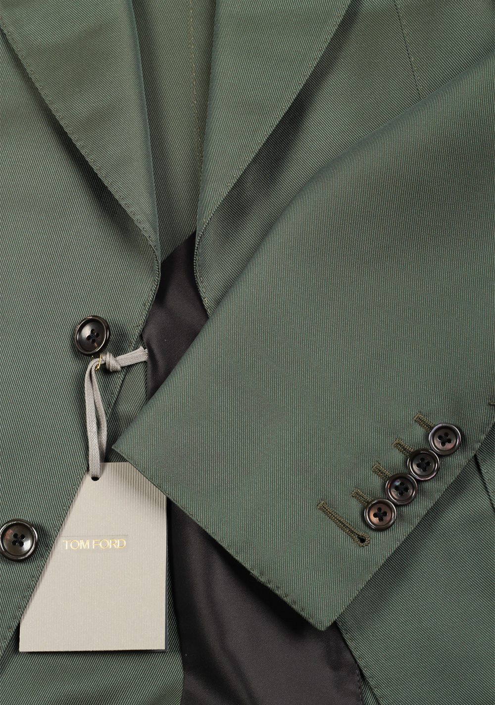 TOM FORD Atticus Green Suit Size 46 / 36R U.S. | Costume Limité