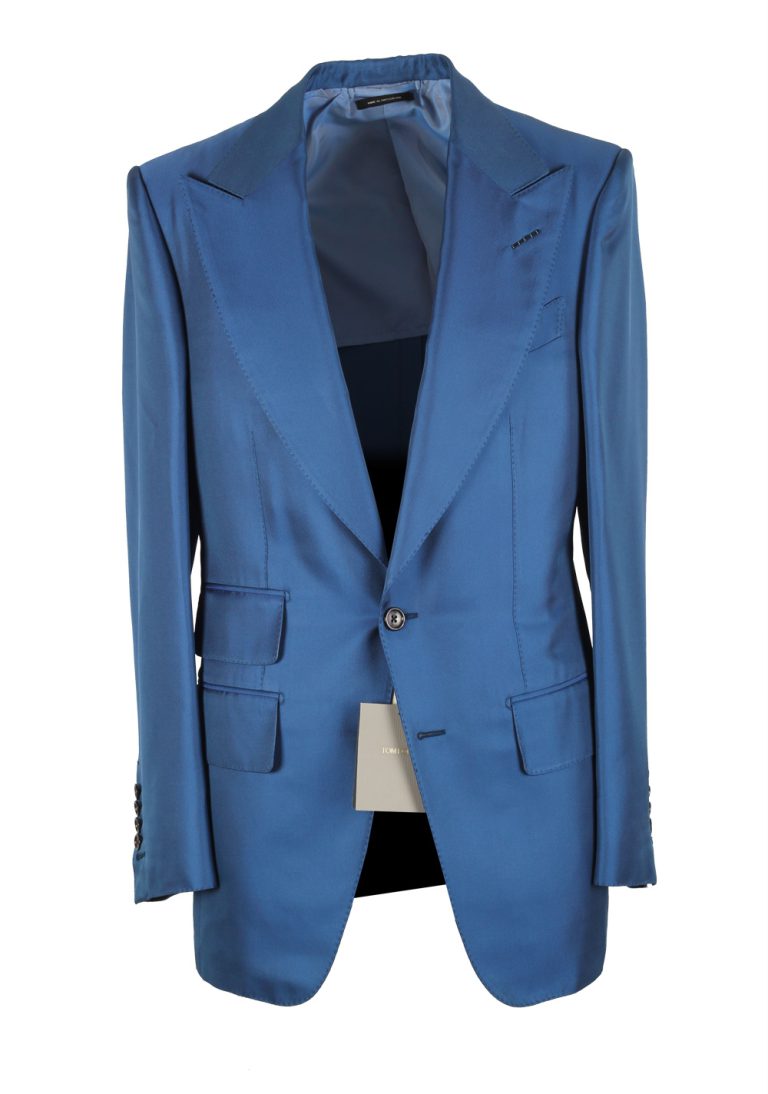 TOM FORD Atticus Blue Suit Size 46 / 36R U.S. - thumbnail | Costume Limité