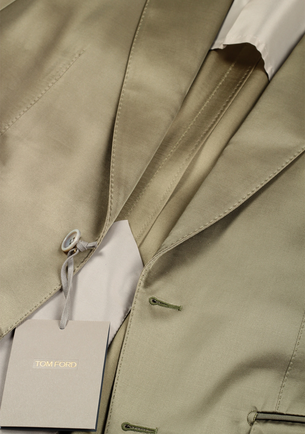 TOM FORD Atticus Green Suit Size 46 / 36R U.S. | Costume Limité