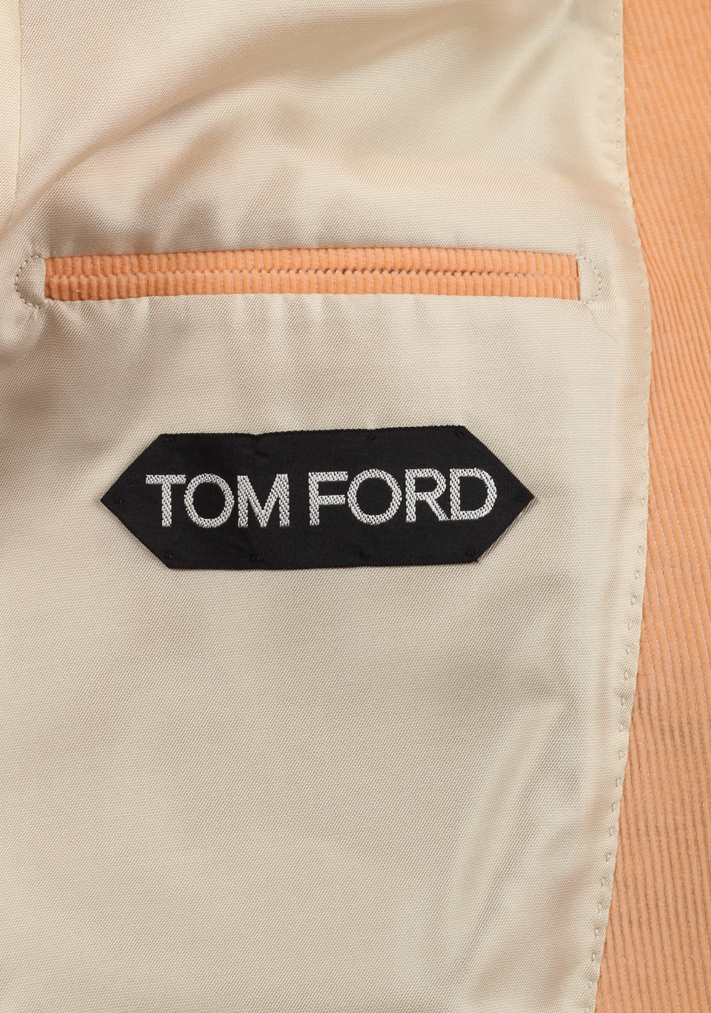 TOM FORD Atticus Orange Corduroy Suit Size 46 / 36R U.S. | Costume Limité