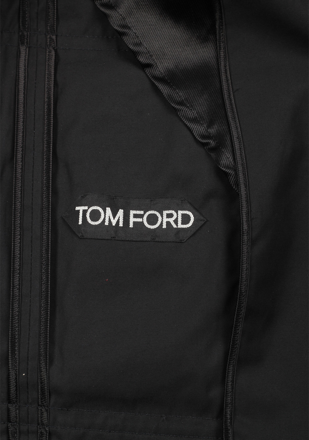 TOM FORD Black Jacket Coat Size 48 / 38R U.S. Outerwear | Costume Limité