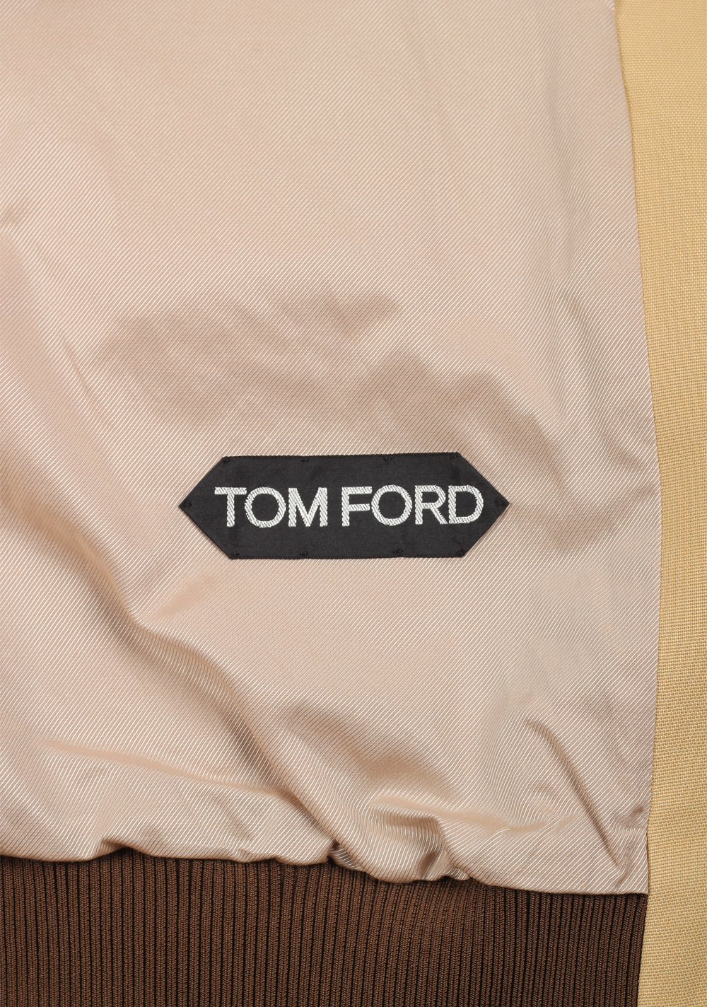 TOM FORD Beige Bomber Jacket Size 50 / 40R U.S. | Costume Limité