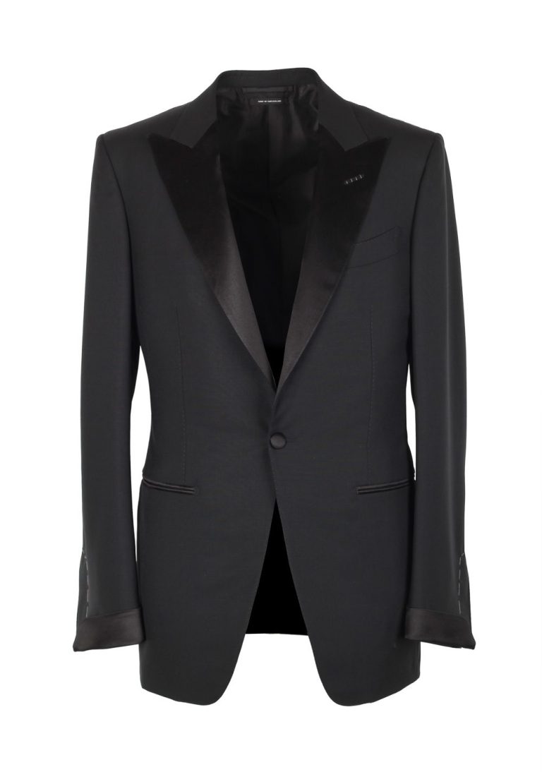TOM FORD O’Connor Black Tuxedo Suit Smoking Size 44 / 34R U.S. Fit Y - thumbnail | Costume Limité