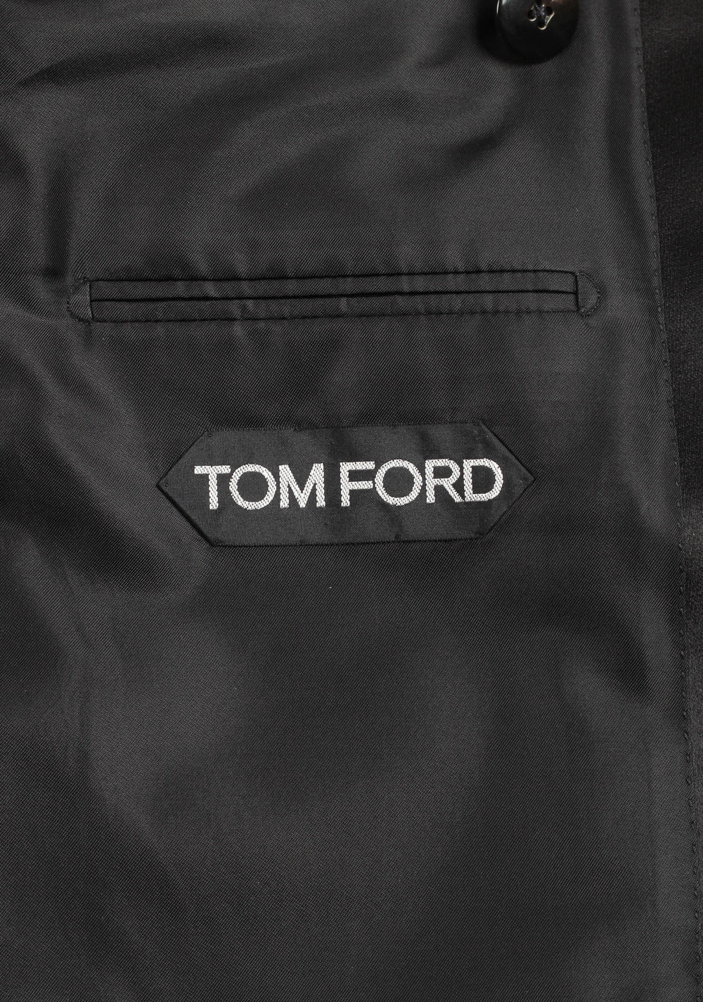 TOM FORD Shelton Double Breasted Black Tuxedo Suit Size 48 / 38R U.S. | Costume Limité