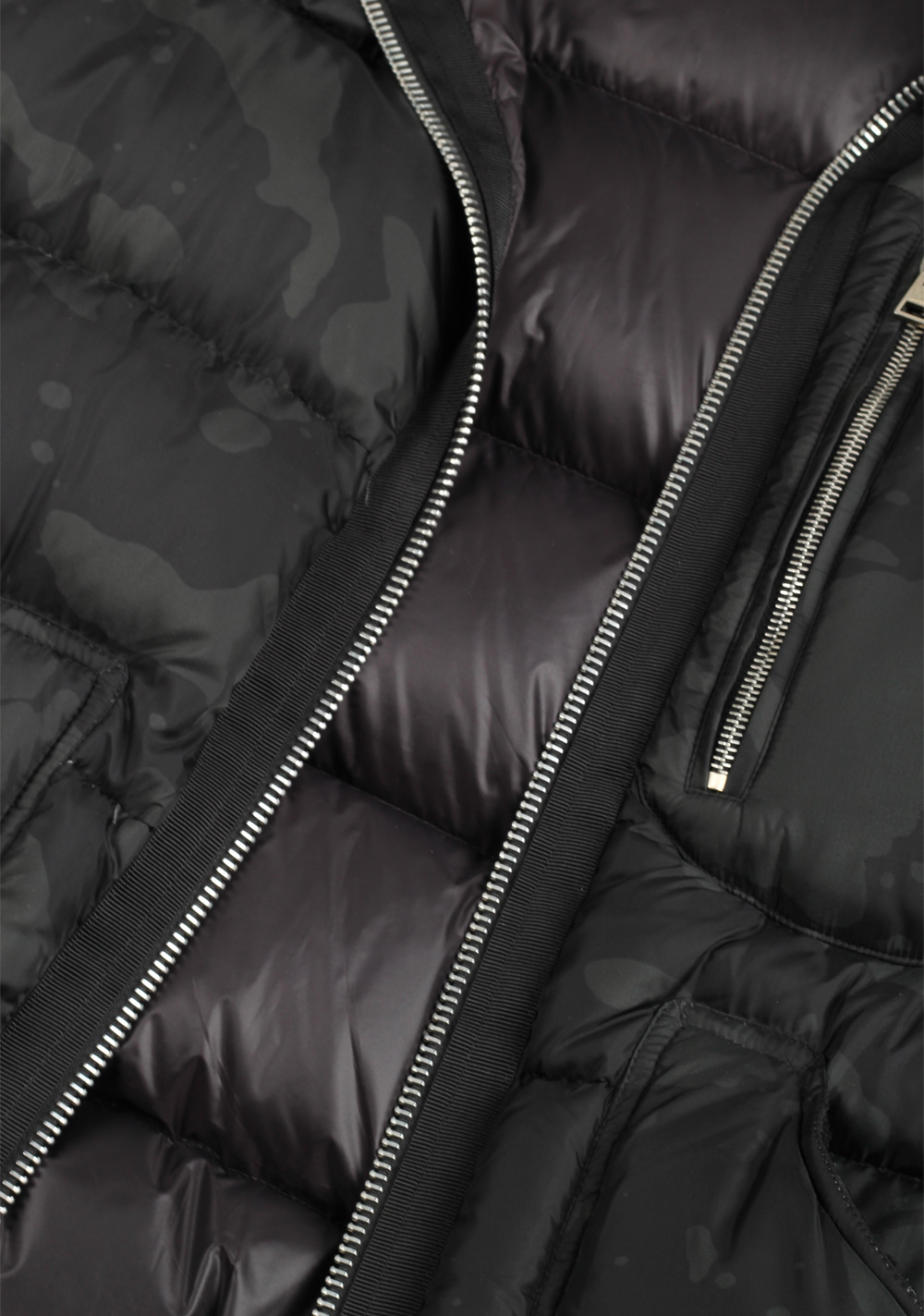TOM FORD Black Camouflage Parka Coat Size 50 / 40R U.S. Outerwear | Costume Limité