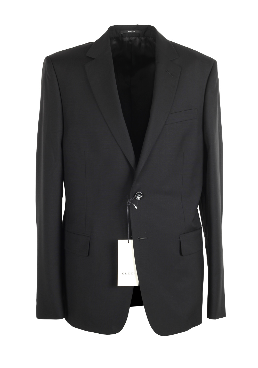 Gucci Black Suit Size 50 / 40R U.S. In Wool Mohair | Costume Limité