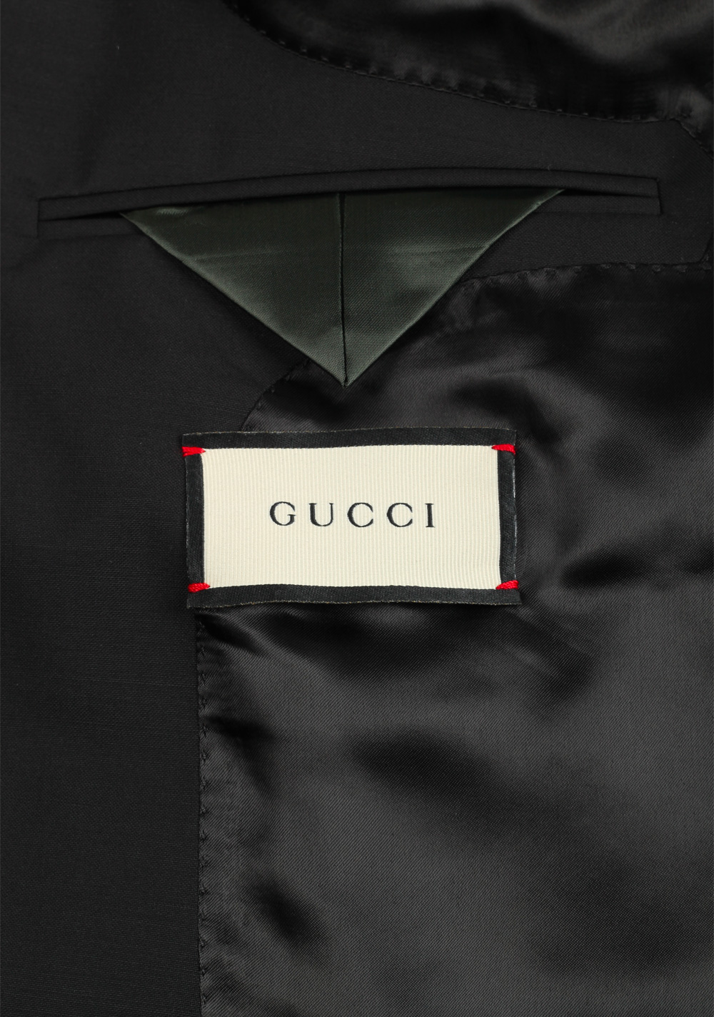 Gucci Black Suit Size 50 / 40R U.S. In Wool Mohair | Costume Limité