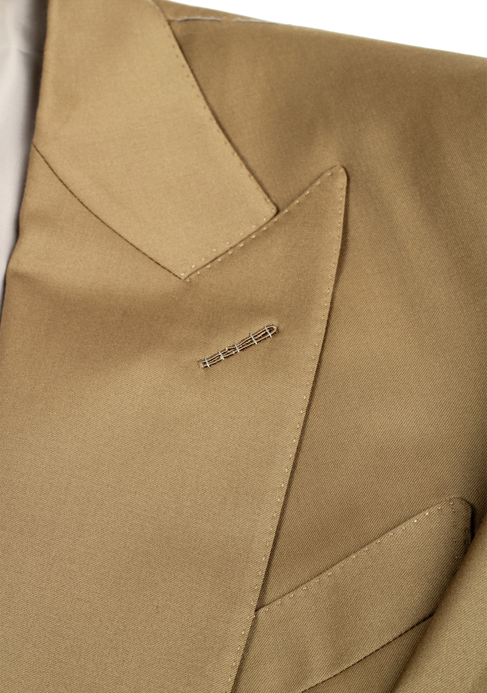 TOM FORD Shelton Beige Double Breasted Sport Coat Size 48 / 38R U.S. | Costume Limité
