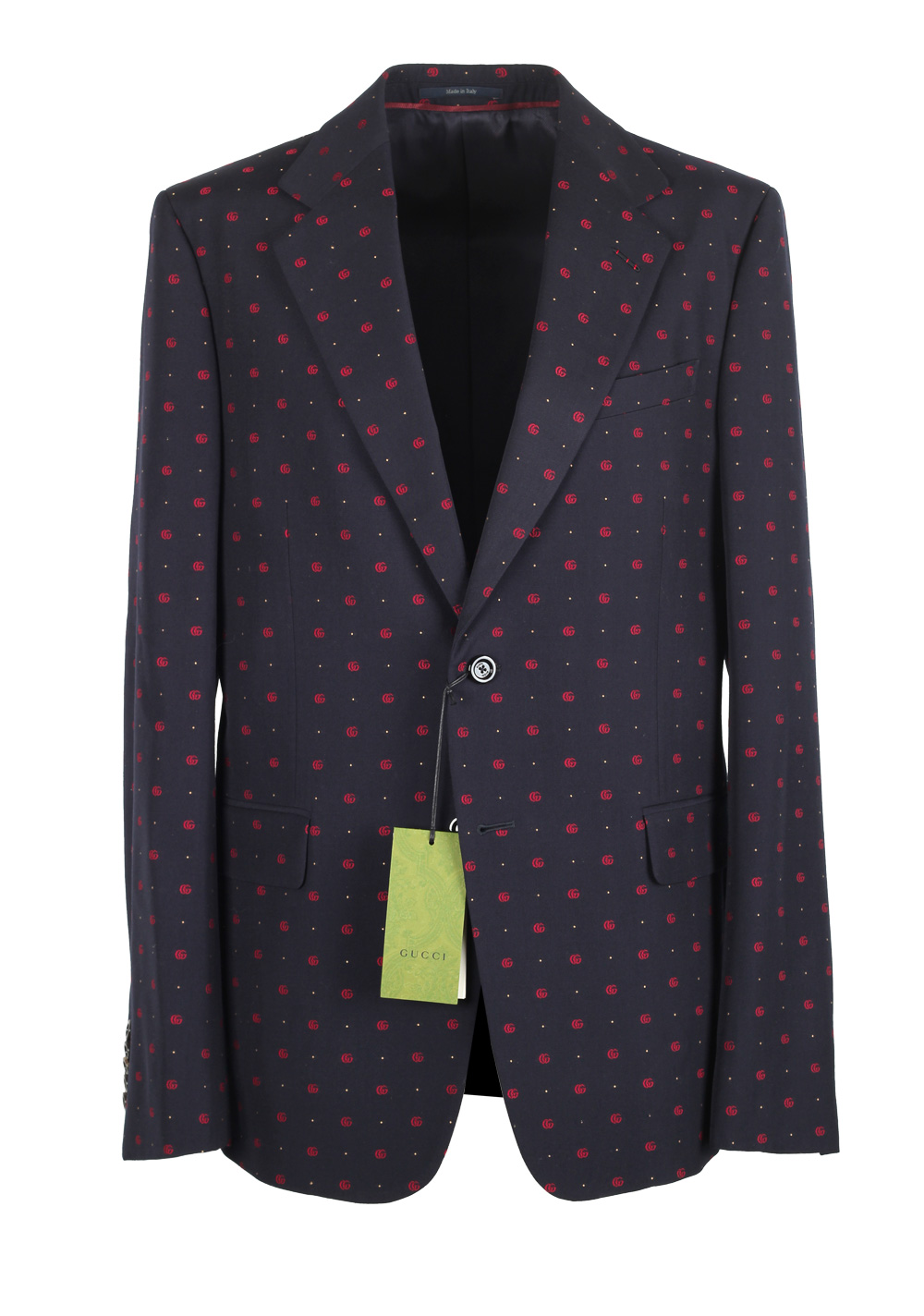 Gucci Blue Red GG Signature Suit | Costume Limité